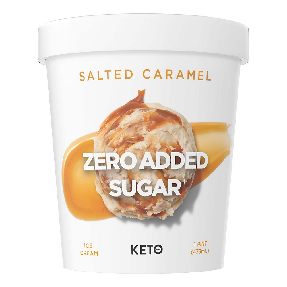 Calories in Keto Pint Sea Salt Caramel Ice Cream, 1 pt