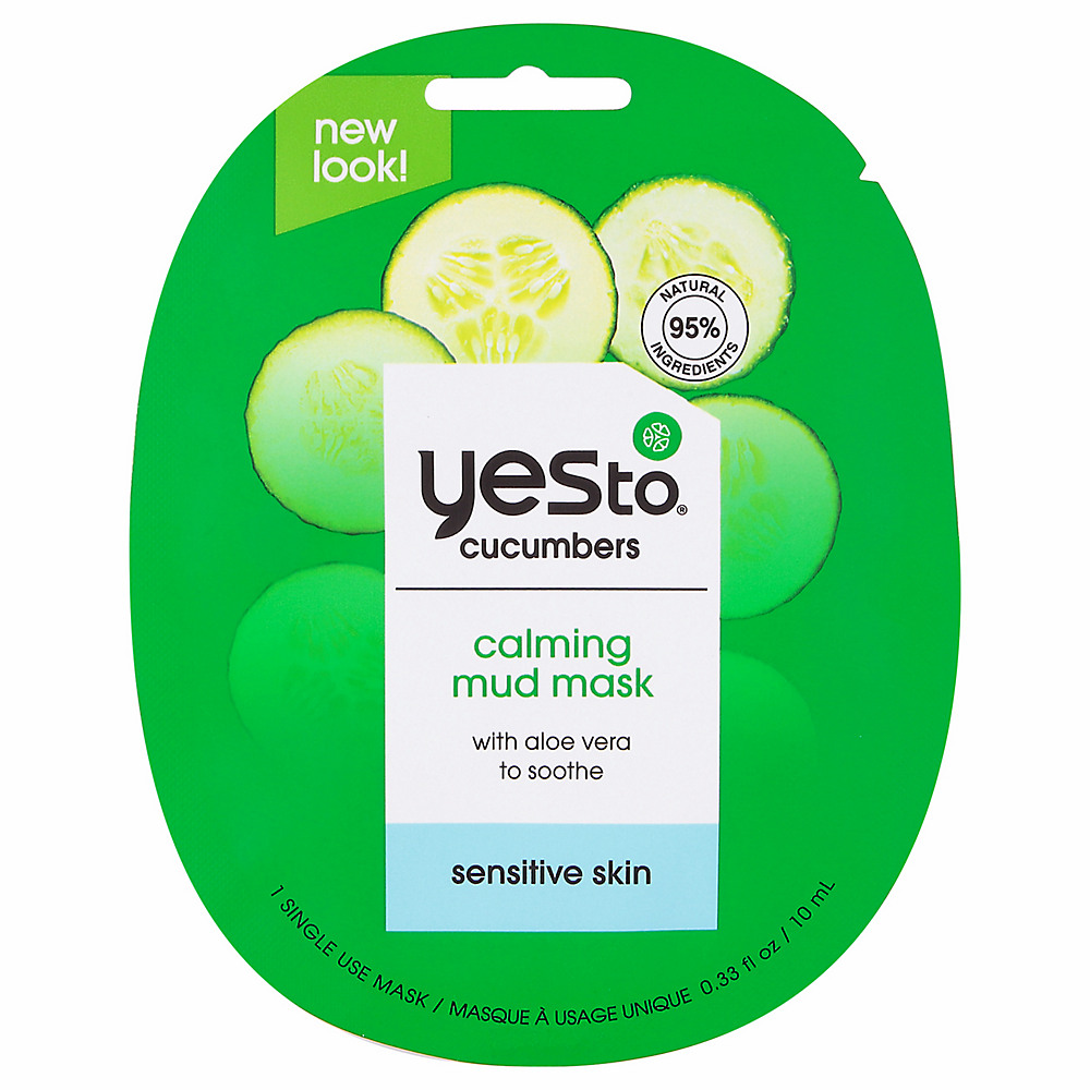 Calories in Yes to Cucumbers Calming Mud Mask, .33 oz
