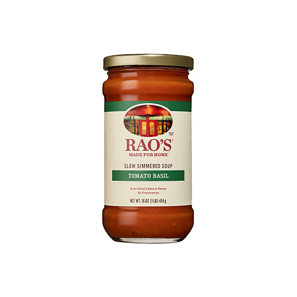 Calories in Rao's Italian Style Tomato Basil Simmered Soup, 16 oz