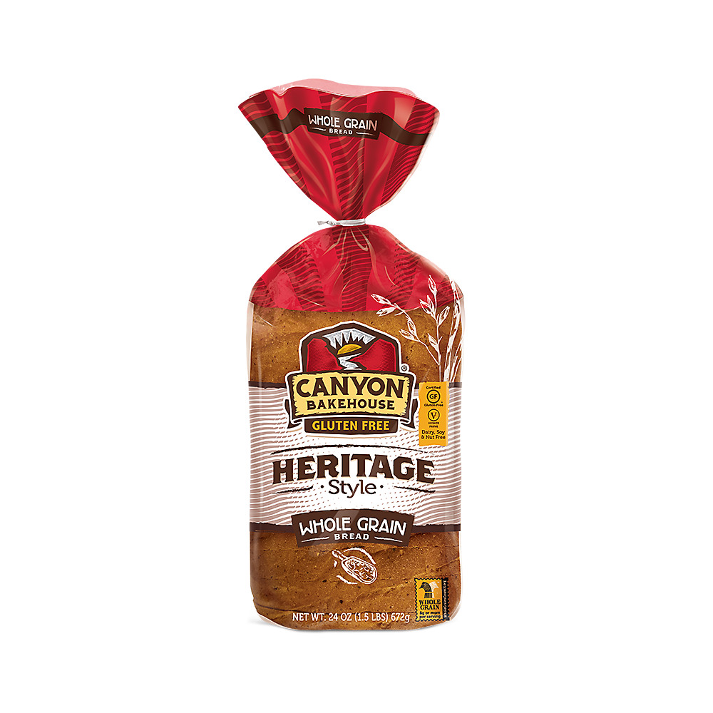 Calories in Canyon Bakehouse Heritage Style Whole Grain Bread, 24.00 oz