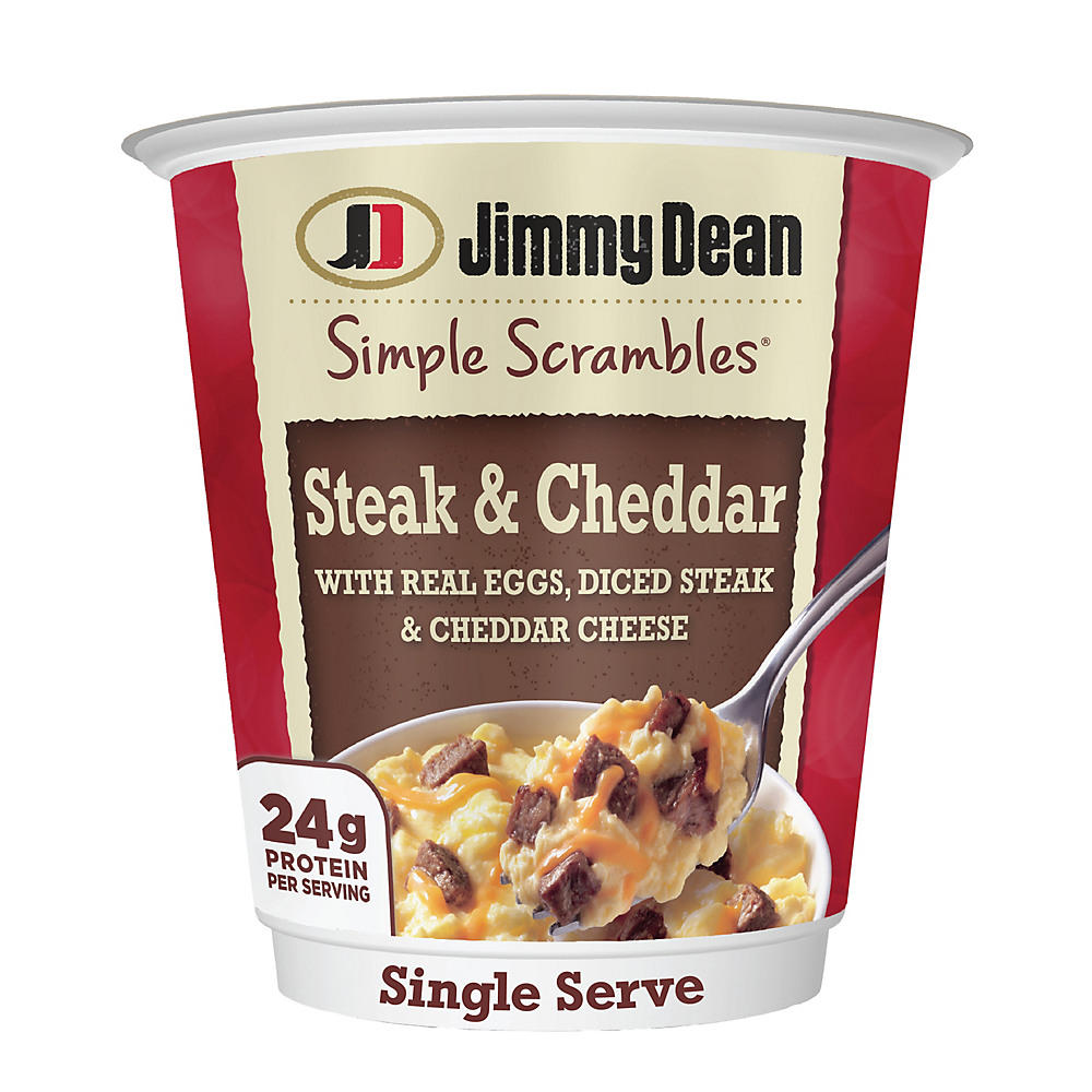 Calories in Jimmy Dean Simple Scrambles Steak & Cheese, 5.35 oz