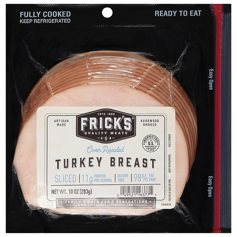 Calories in Fricks Oven Roasted Turkey Breast, 10 oz
