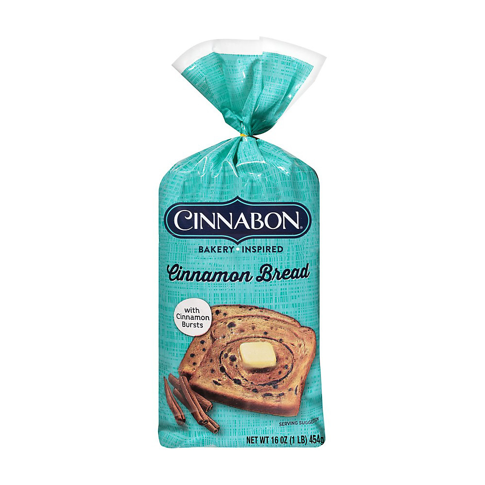 Calories in Cinnabon Cinnamon Bread with Cinnamon Bursts, 16 oz