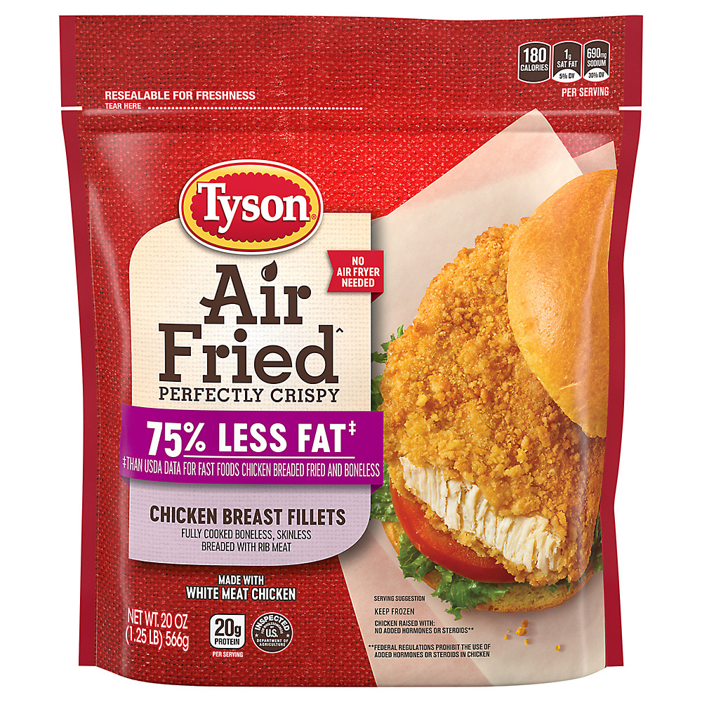 Calories in Tyson Air Fried Chicken Fillets, 20 oz