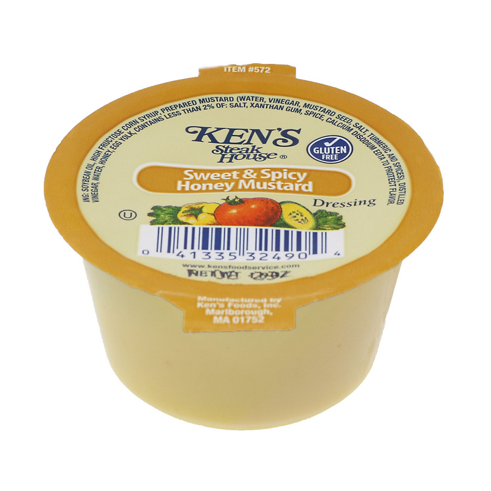 Calories in Ken's Steak House Sweet and Spicy Honey Mustard Dressing Cup, 1.5 oz