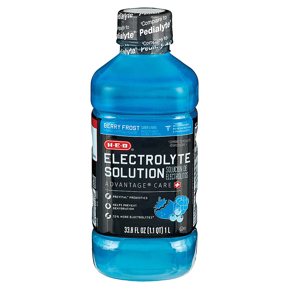Calories in H-E-B Electrolyte Solution Berry Frost, 1 L