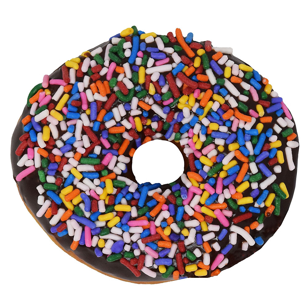 Calories in H-E-B Chocolate Iced with Sprinkles Donut, Each