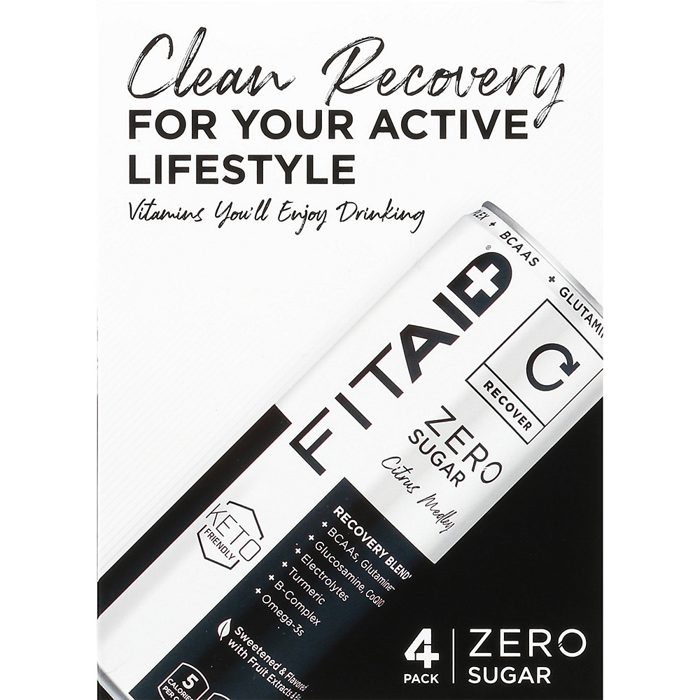 Calories in LIFEAID FITAID Zero Sugar Recovery Blend Supplement Beverage 4pk, 12 oz