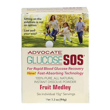 Advocate Glucose SOS Fruit Medley, 3.3 oz