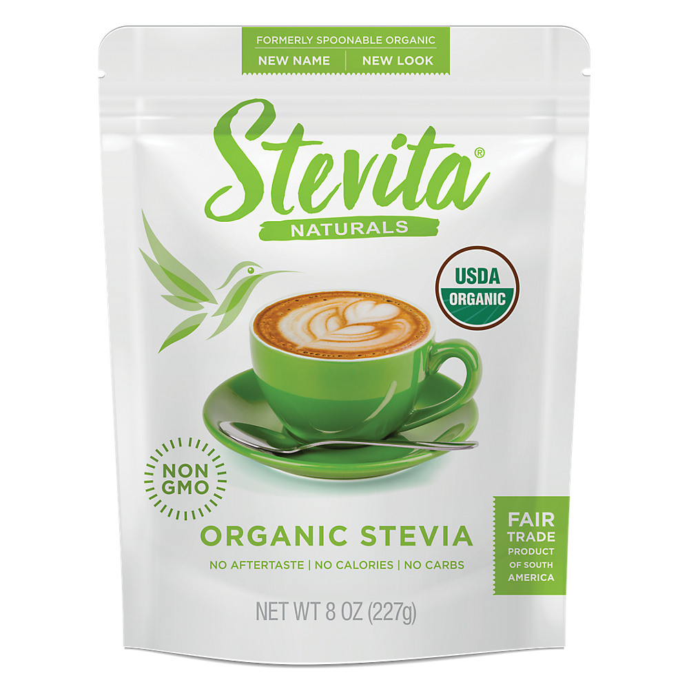 Calories in Stevita Spoonable Organic Stevia Sweetener, 8 oz