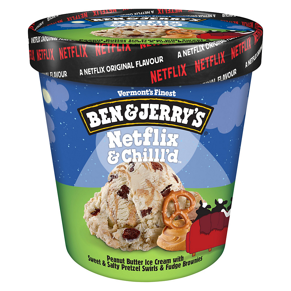 Calories in Ben & Jerry's Netflix & Chilll'd Ice Cream, 1 pt