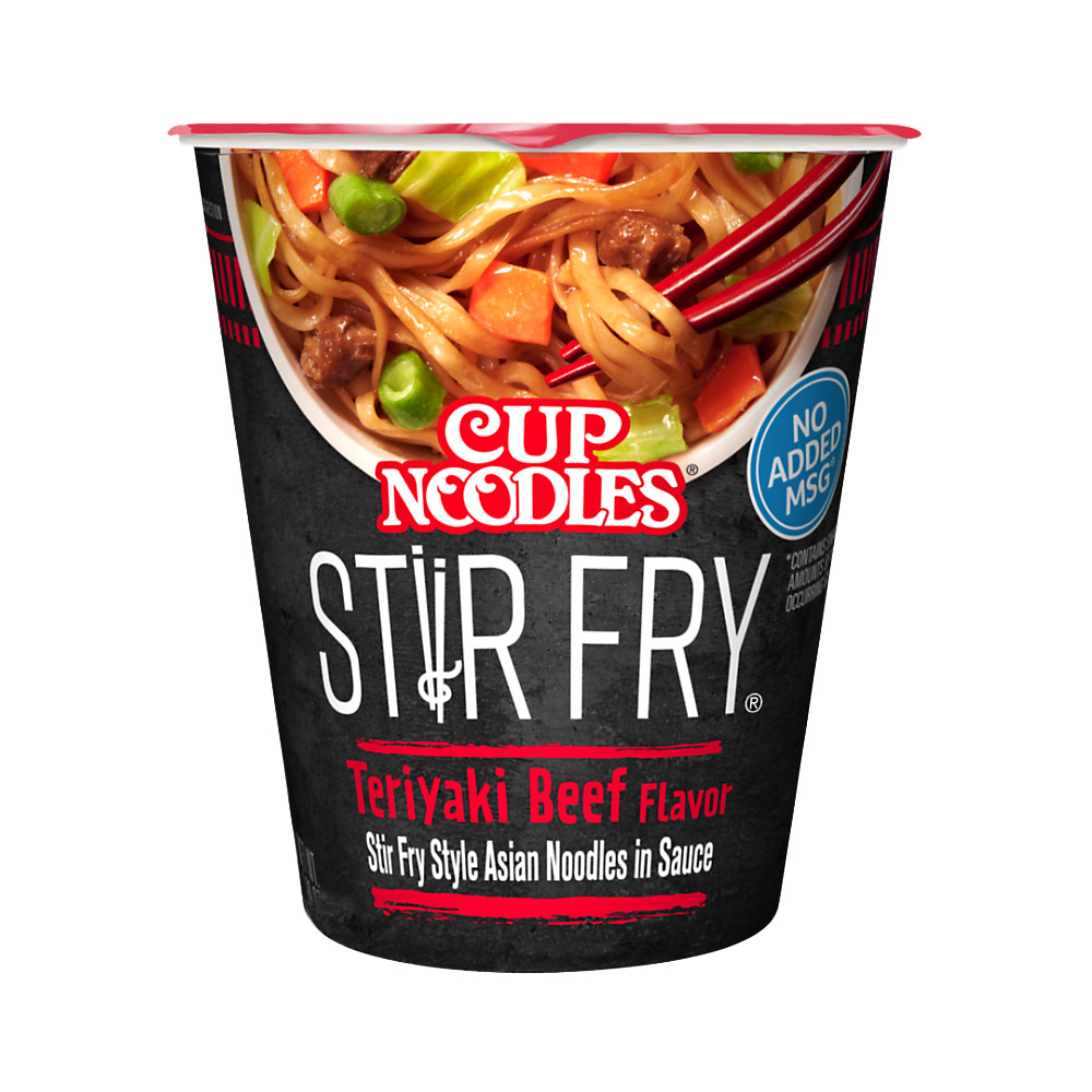 Calories in Nissin Teriyaki Beef Stir Fry Cup Noodles, 3 oz