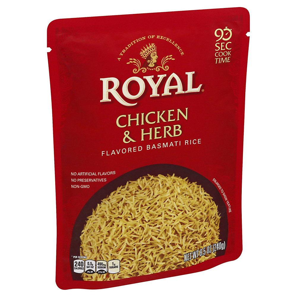 Calories in Royal Chicken & Herb Flavored Basmati Rice, 8.5 oz