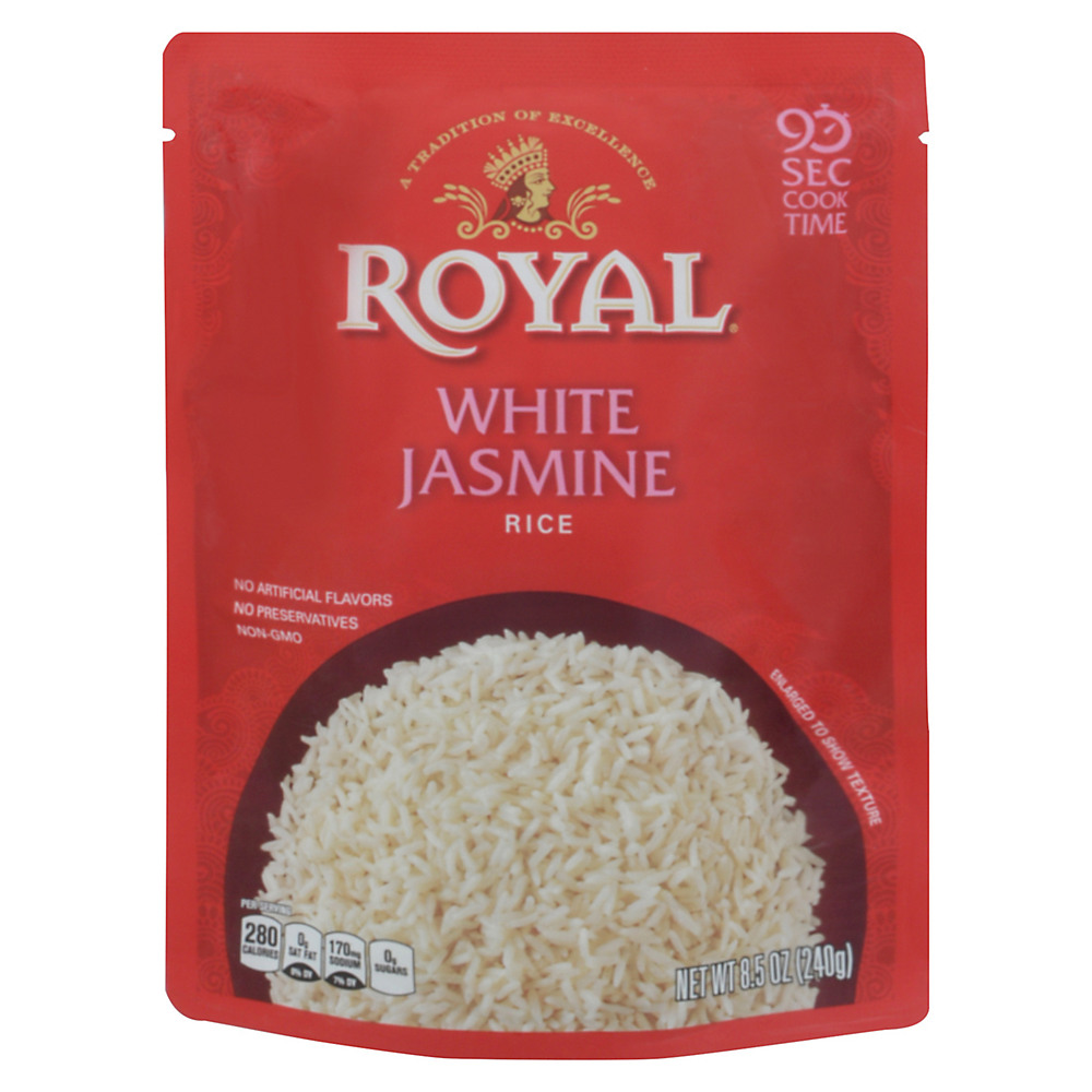 Calories in Royal White Jasmine Rice, 8.5 oz