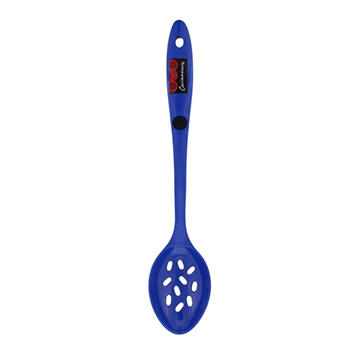 Cocinaware Slotted Melamine Spoon – Cobalt Blue