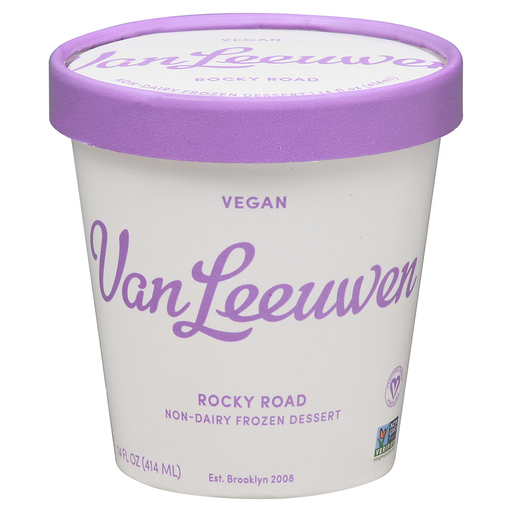 Calories in Van Leeuwen Vegan Rocky Road Non-Dairy Frozen Dessert, 14 oz