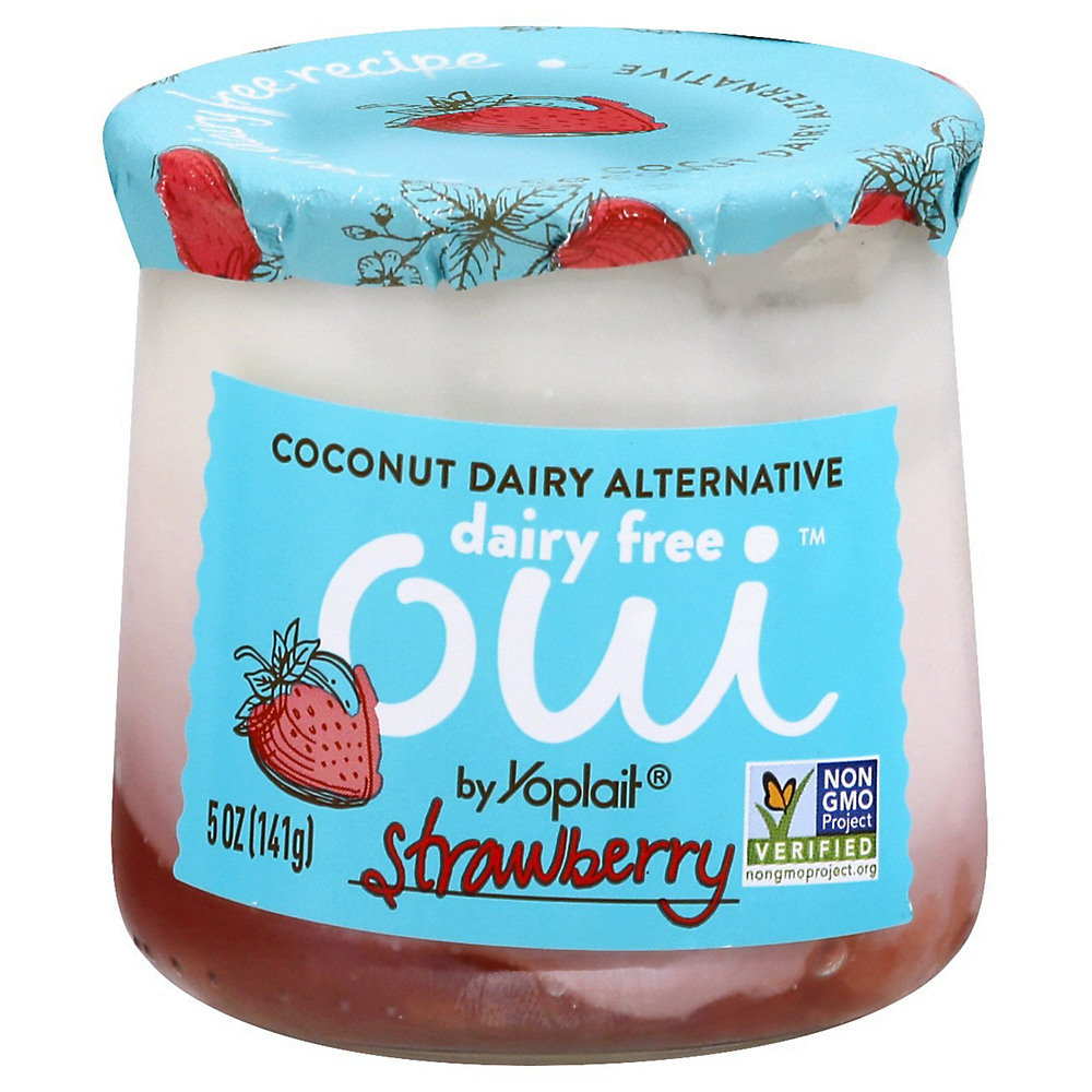 Calories in Yoplait Oui Dairy Free Strawberry French Style Yogurt, 5 oz