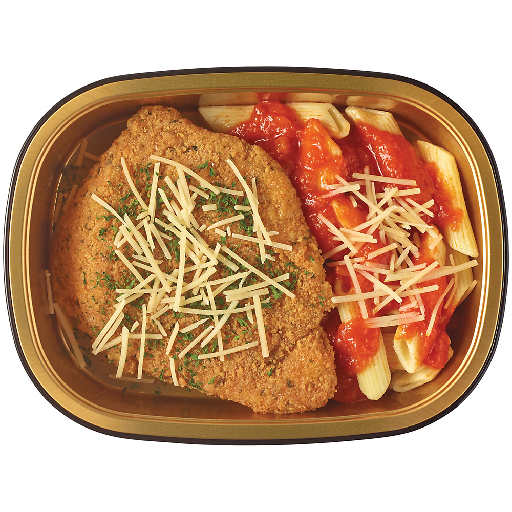 Calories in H-E-B Meal Simple Chicken Parmesan with Penne Pasta and Marinara, Avg. 0.78 lb