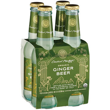 Central Market Organic Ginger Beer 6.8 oz Bottles, 4 pk