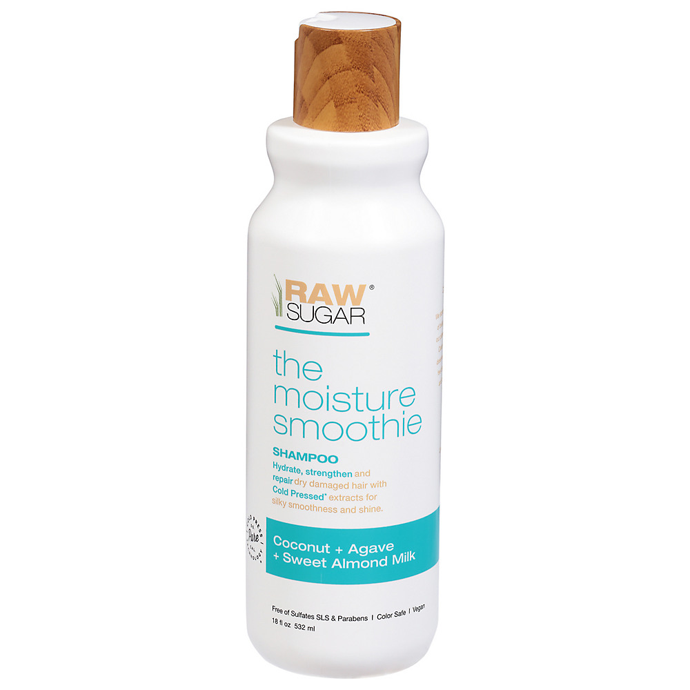 Calories in Raw Sugar The Moisture Smoothie Coconut + Agave + Sweet Almond Milk Shampoo, 18 oz
