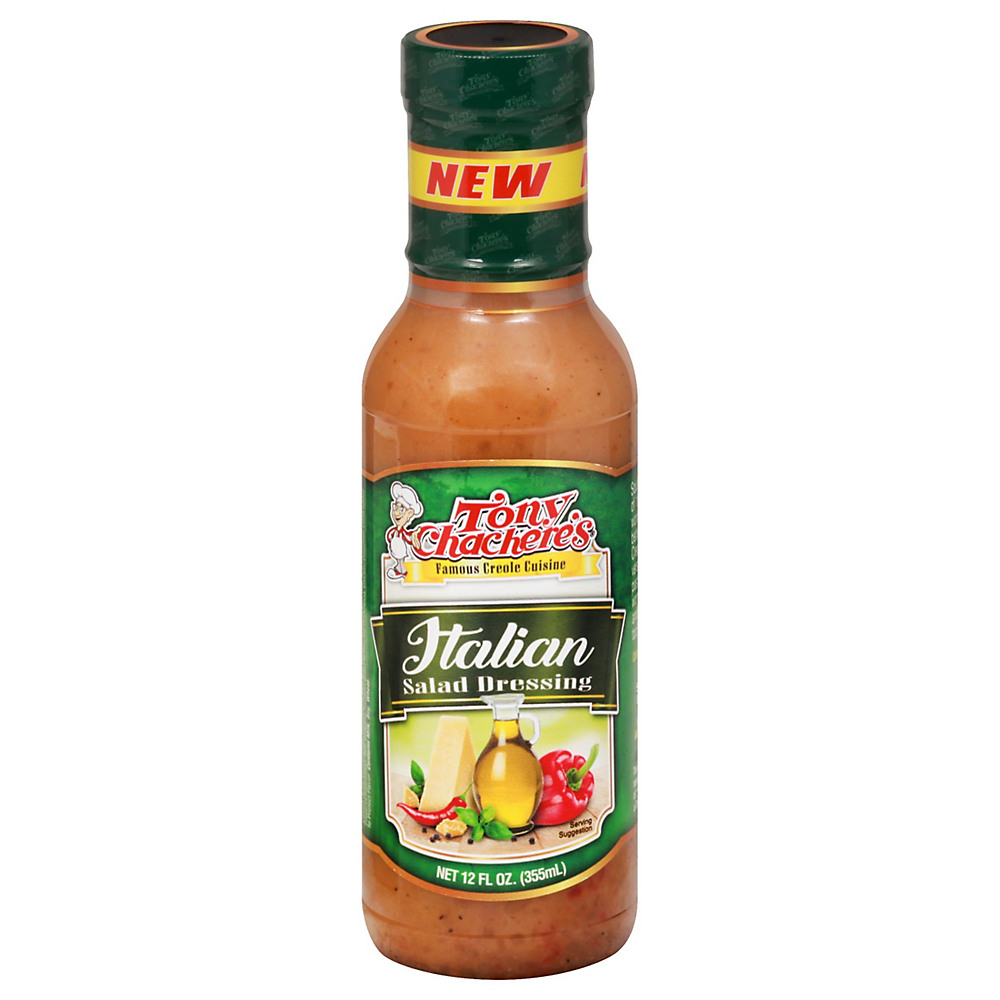 Calories in Tony Chachere's Creole Style Italian Salad Dressing, 12 oz