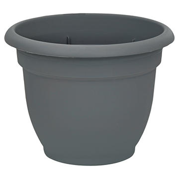 Bloem Ariana Charcoal Planter, 8 in