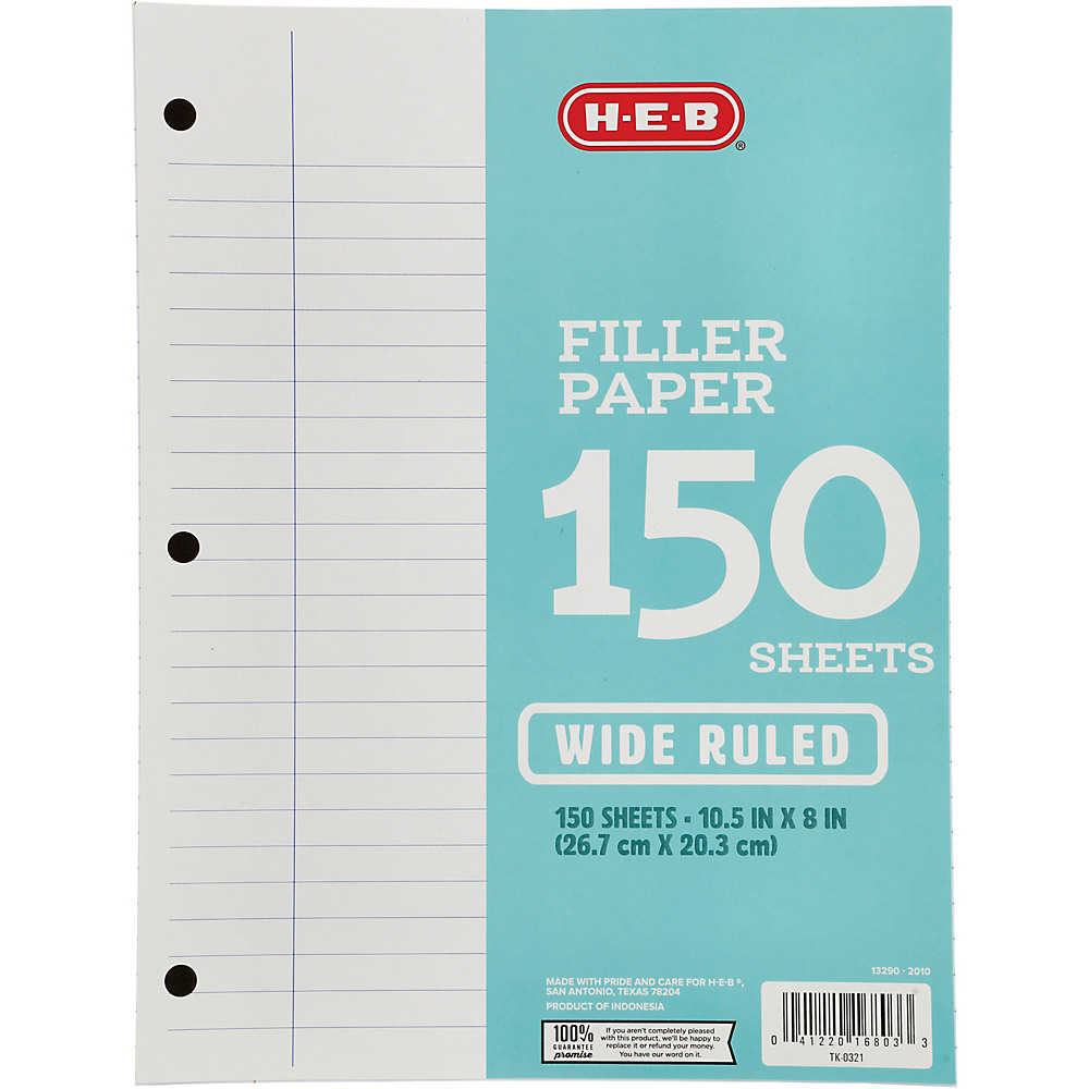 Norcom Filler Paper, College Ruled, 150 Pages, 8 x 10.5