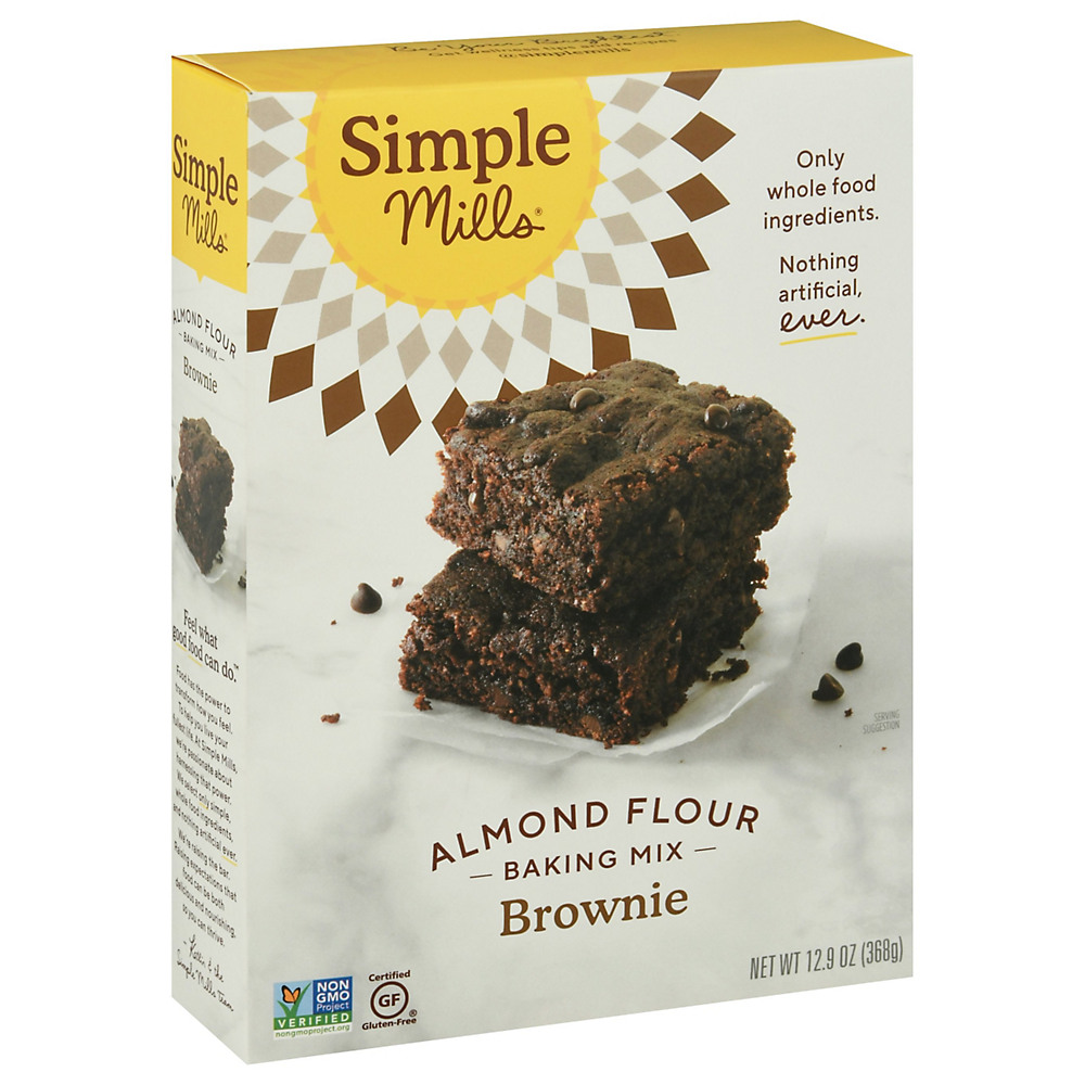 Calories in Simple Mills Almond Flour Brownie Mix, 12.9 oz