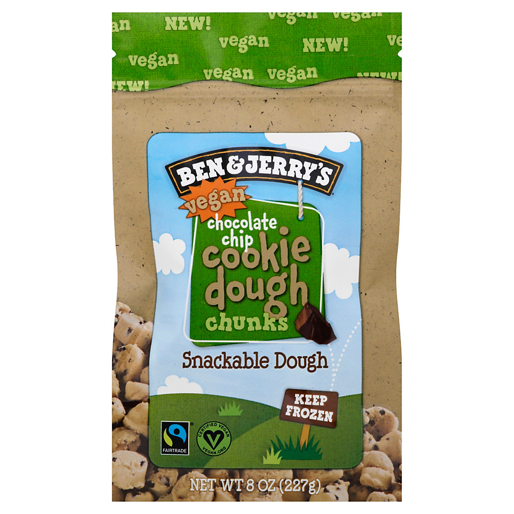 Calories in Ben & Jerry's Vegan Chocolate Chip Cookie Dough Chunks, 8 oz