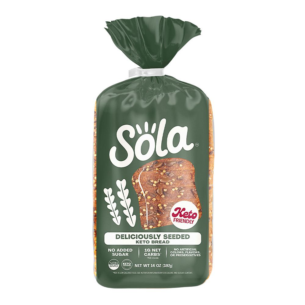 Calories in Sola Deliciously Seeded Bread, 14 oz