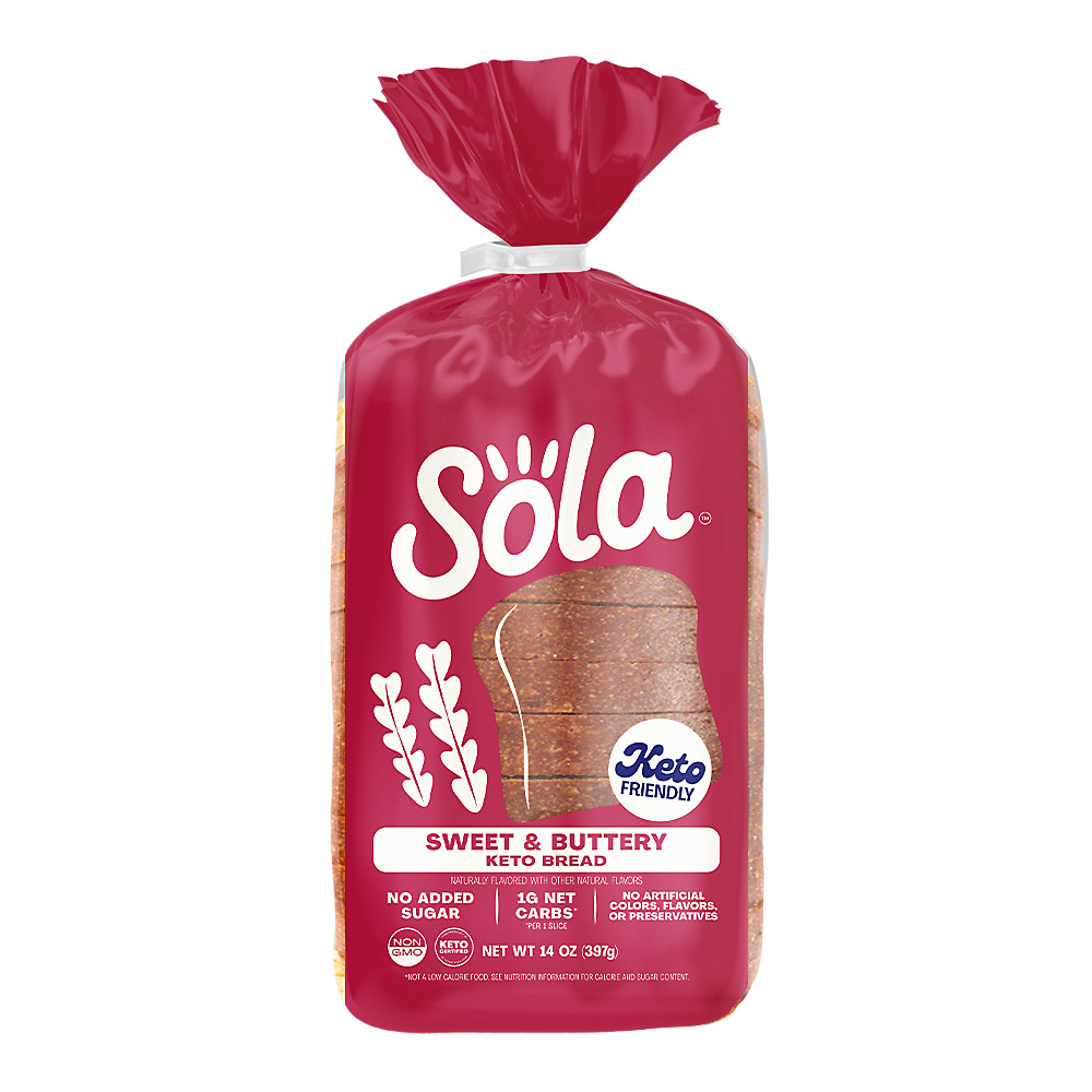 Calories in Sola Sweet & Buttery Bread, 14 oz