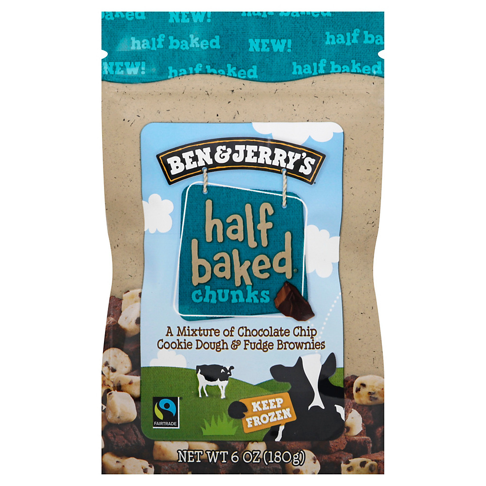 Calories in Ben & Jerry's Half Baked Chunks, 6 oz