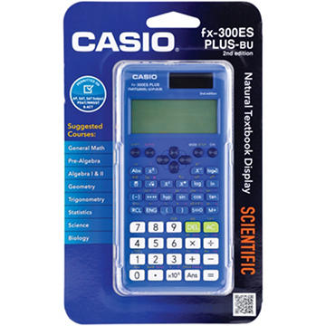 Casio fx-300ES Plus Scientific Blue Calculator, 2nd Edition