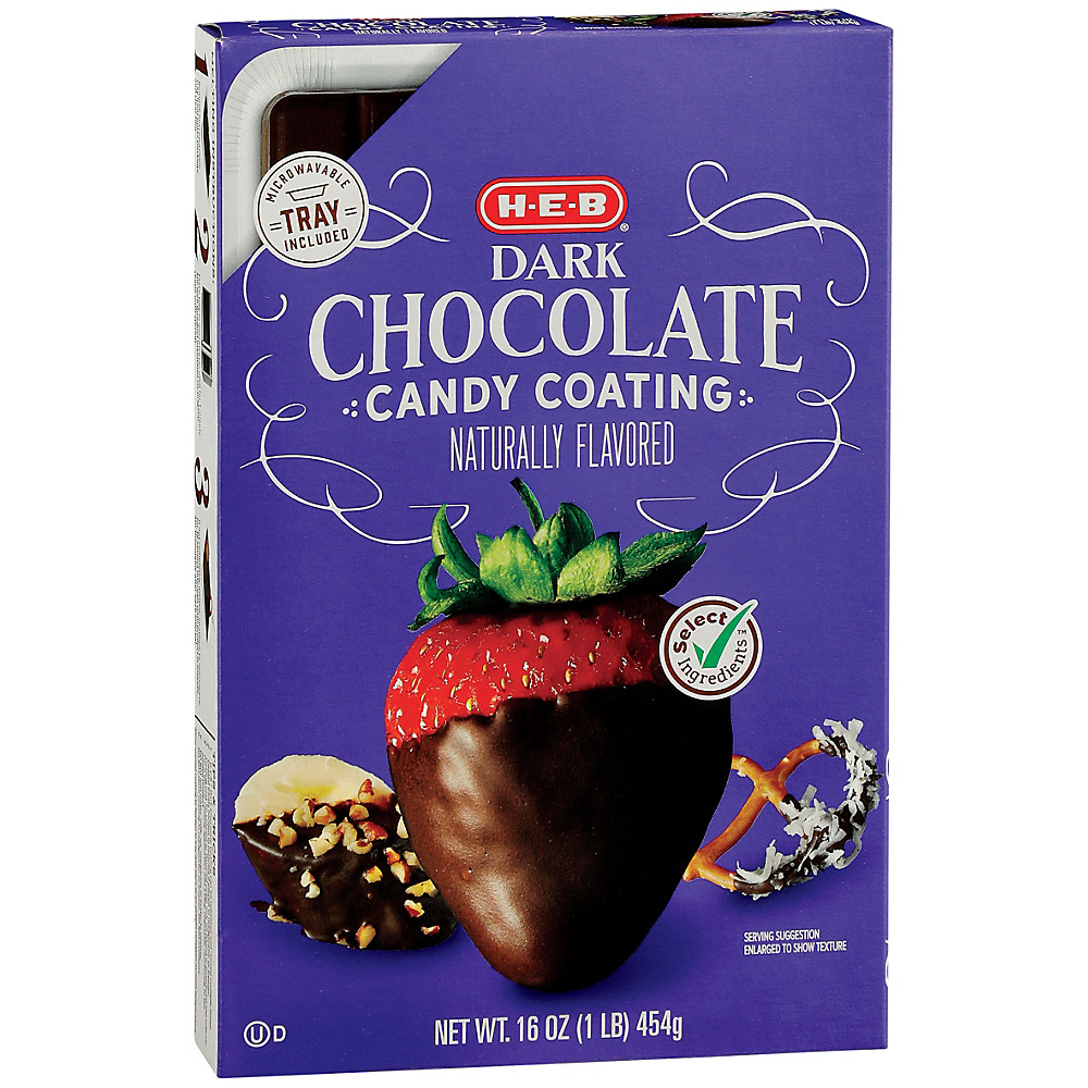 Calories in H-E-B Select Ingredients Dark Chocolate Candy Coating, 16 oz
