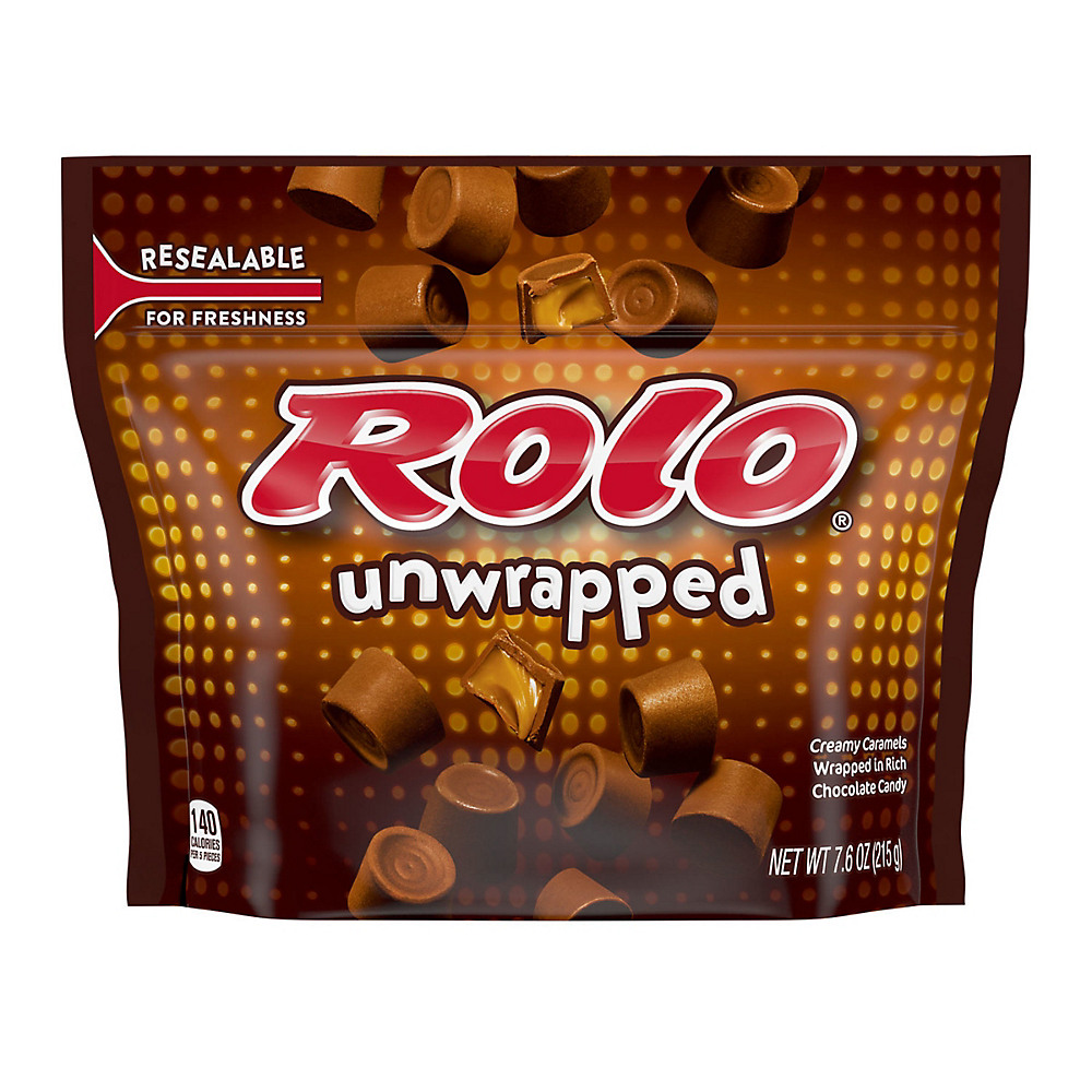 Calories in Rolo Creamy Caramel in Rich Chocolate Candy, 7.6 oz