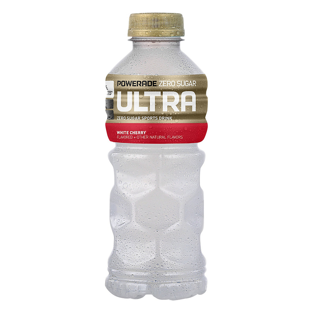 Calories in Powerade Ultra White Cherry Sports Drink, 20 oz