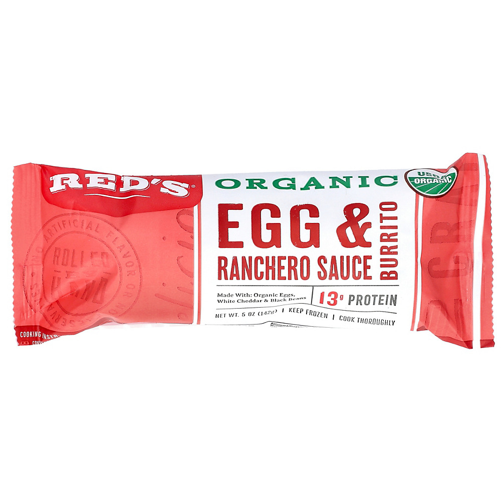 Calories in Red's Organic Egg & Ranchero Sauce Burrito, 5 oz