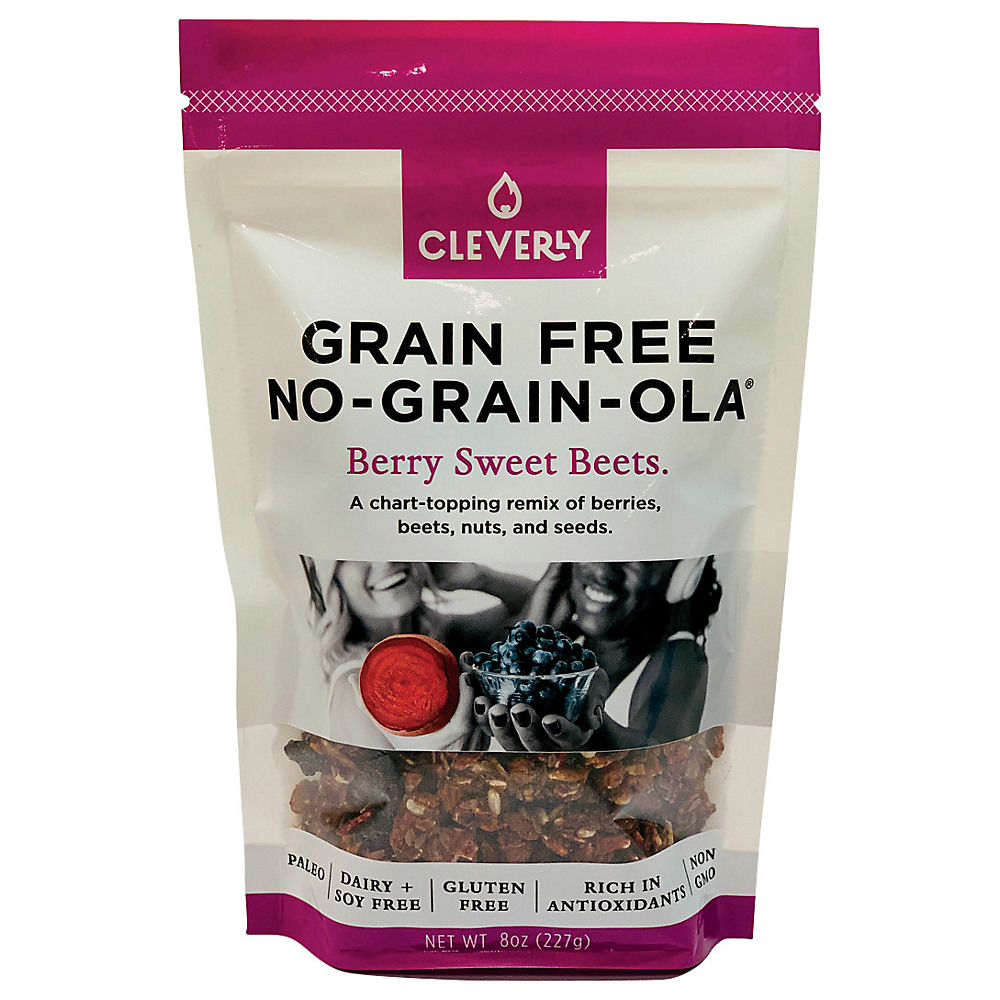 Calories in Cleverly Berry Sweet Beets No-Grain-Ola, 8 oz