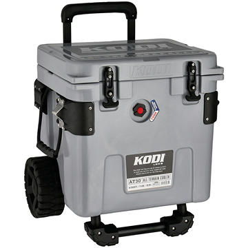 KODI by H-E-B AT30 All Terrain Wheeled Cooler - Gray, 30 qt