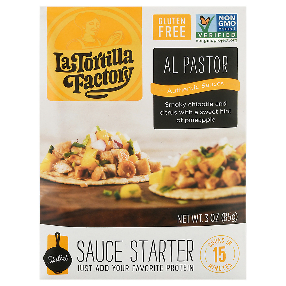 Calories in La Tortilla Factory Al Pastor Skillet Sauce Starter, 3 oz