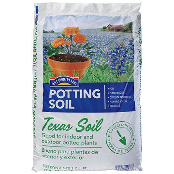 Hill Country Fare Texas Potting Soil, 1 cu ft