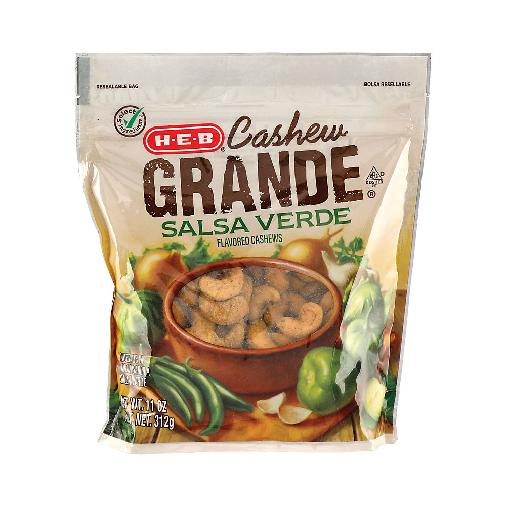 Calories in H-E-B Cashew Grande Salsa Verde, 11 oz