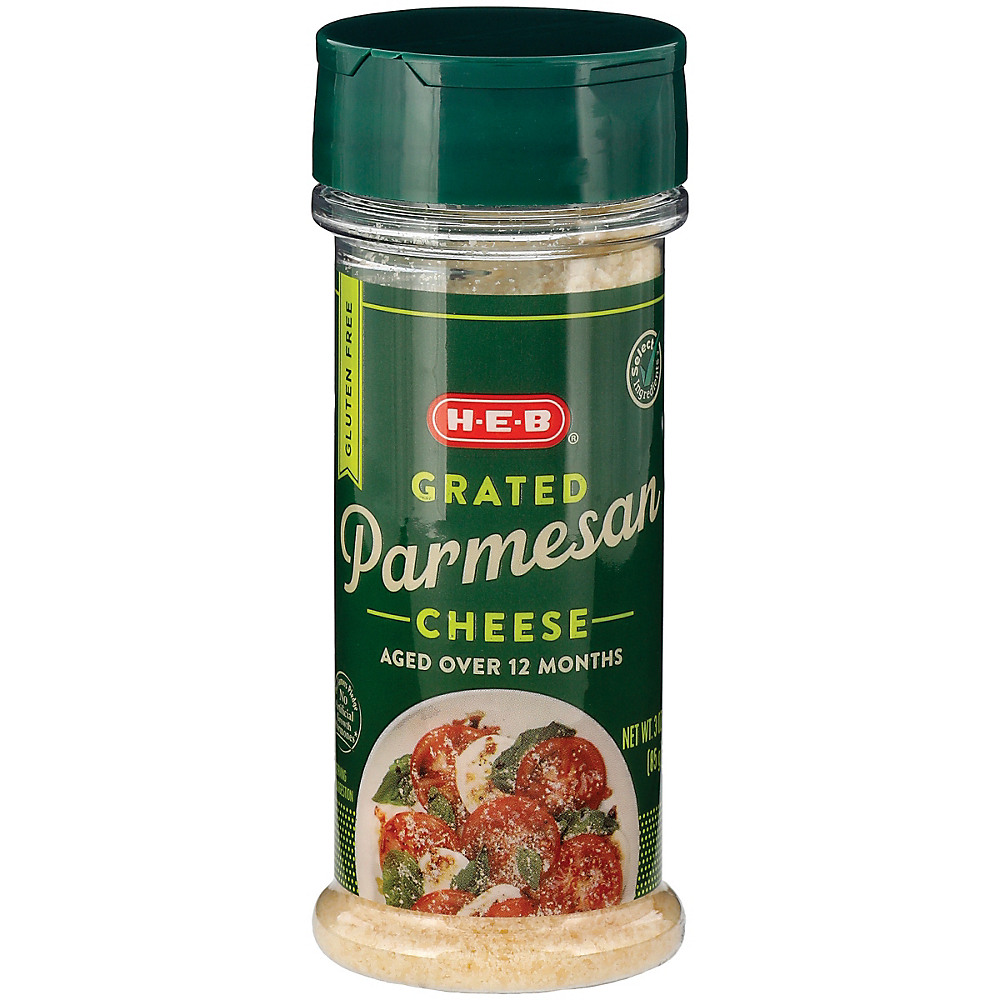 Calories in H-E-B Grated Parmesan Cheese, 3 oz