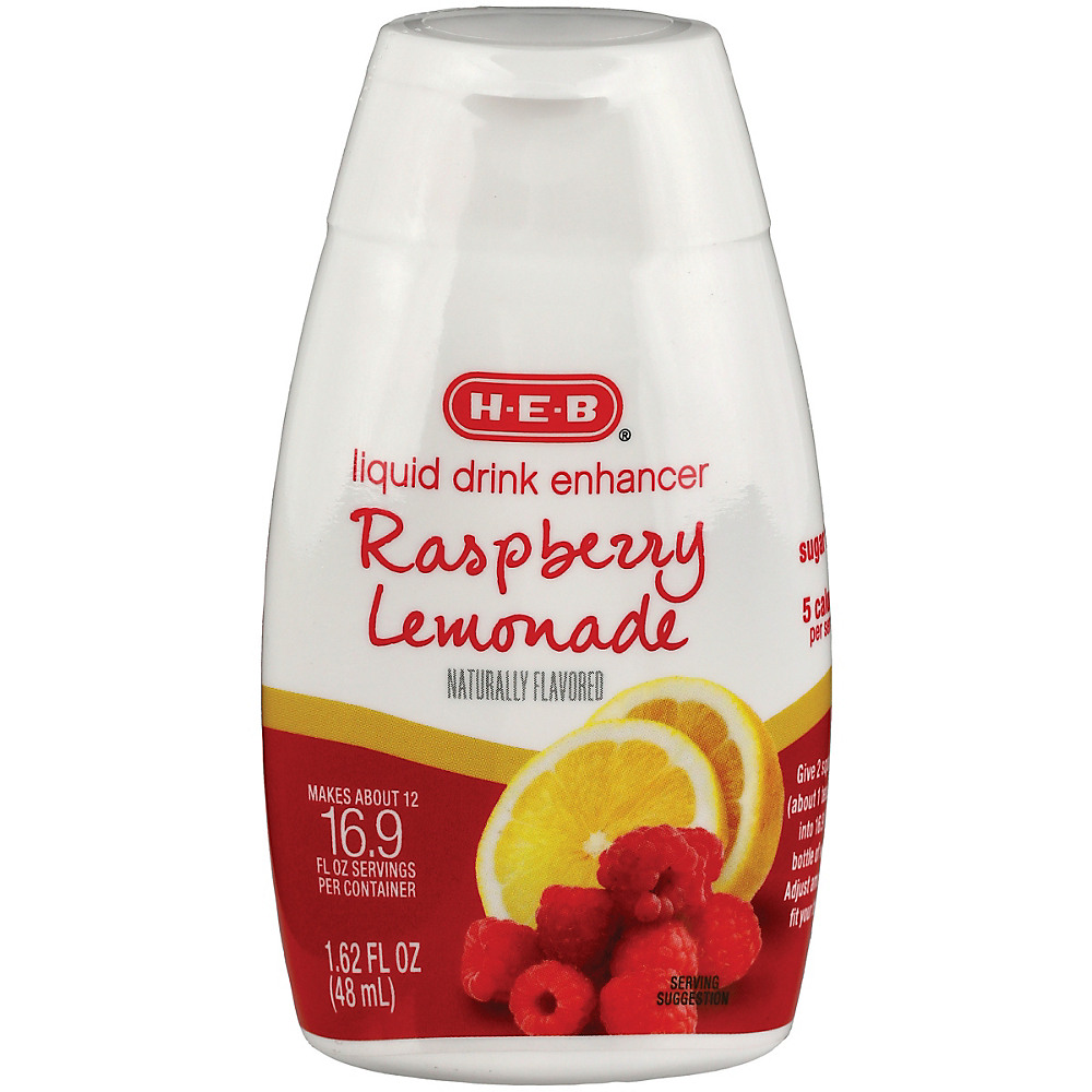 Calories in H-E-B Raspberry Lemonade Liquid Beverage Enhancer, 1.62 oz