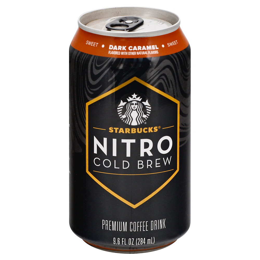 Calories in Starbucks Nitro Cold Brew Coffee Sweet Dark Caramel, 9.6 oz