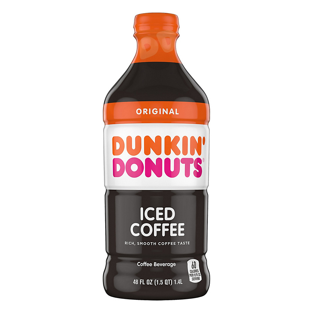 Calories in Dunkin' Donuts Original Iced Coffee Beverage, 48 oz