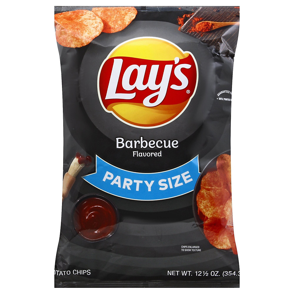 Calories in Lay's Barbecue Potato Chips Party Size, 12.5 oz
