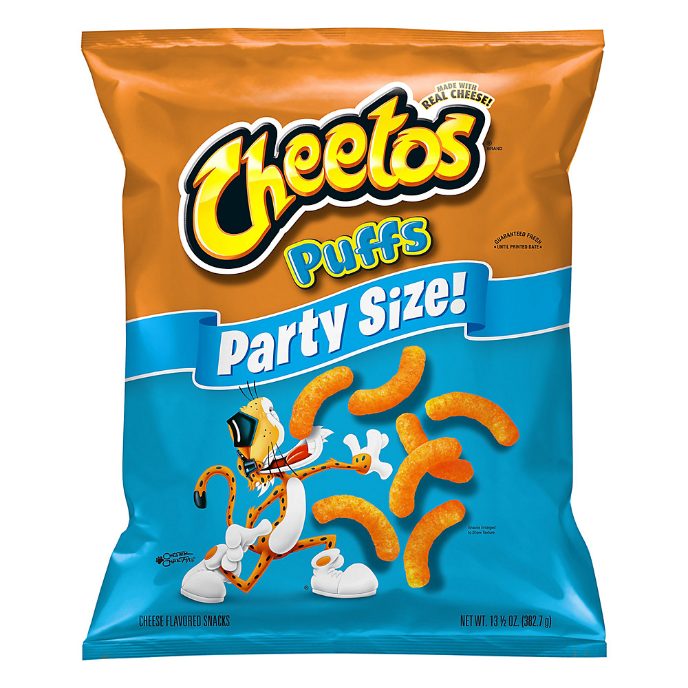 Calories in Cheetos Puffs Cheese Snacks Party Size, 13.5 oz