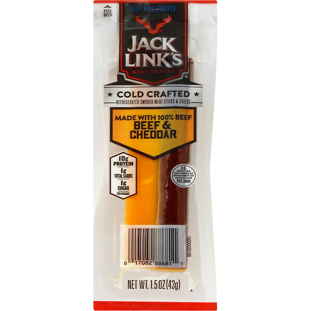 Calories in Jack Link's Cold Crafted Combo Beef & Cheddar, 1.5 oz