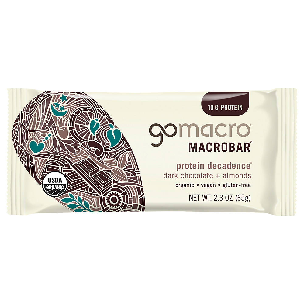 Calories in Gomacro Dark Chocolate Almond Macrobar, 2.3 oz